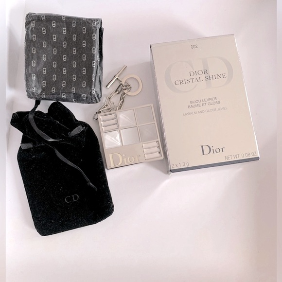 DIOR CRISTAL SHINE LIPBALM AND GLOSS JEWEL (002) vintage made in France - Picture 5 of 9